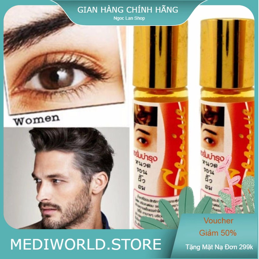 Serum Kích Mọc Râu, lông mi,lông mày Genive (10ml) - Thái Lan