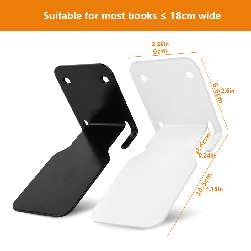 Invisible Floating Bookshelf Wall Indoor Mounted Book Shelf Metal Floating Book Organizer Books Shelves Home Decor Accessories.