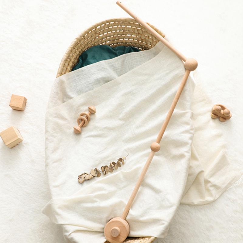 Baby Bassinet Gpoty 27inch Wooden Mobile Arm Baby Crib Mobile Arm