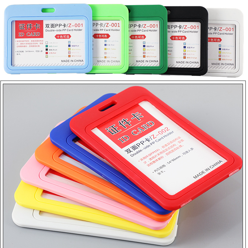 Clear Name Tag Card Protector with Strap for Ward Office Nurse In ...