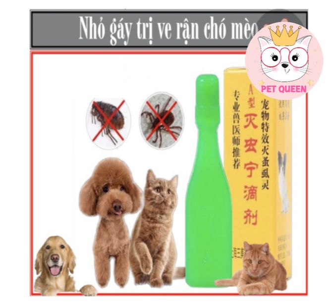 LỌ DIỆT VE RẬN CHÓ CHÓ MÈO ĐÀI LOAN