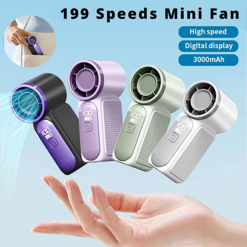 Draagbare mini handventilator oplaadbaar voor op reis_voghion.com