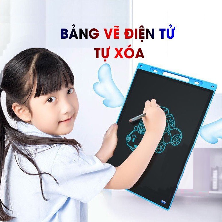 Bảng vẽ điện tử bảng viết tay tự xóa thông minh màn hình lcd cho bé học bản vẽ đa năng loại tốt 8.5 inches