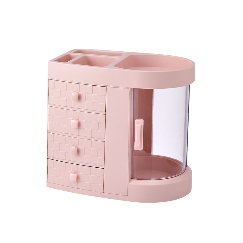 Storage box Earring jewelry box Cosmetic storage box jewel box Jewelry storage box Earring/necklace storage box Necklace earrings Drawer desktop storage box desktop storage box desk storage rack drawer multifunctional drawer glove box
