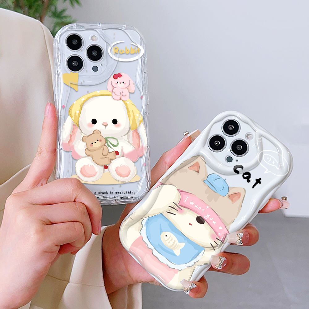 UCUC%20for%20Redmi%20Note%2014%20Note%2014%20Pro%20Note%2014%20Pro%20Plus%205G%20Xiaomi%20Poco%20X7%205G%20Back%20Cover%20Plush%20Toys%20Cream%20Texture%20Wavy%20Edge%20Soft%20Silicone%20Phone%20Case%20-%20Image%205