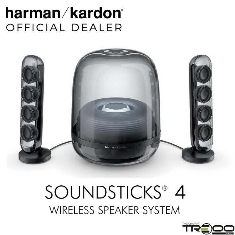 Harman Kardon SoundSticks 4 Wireless Bluetooth 2.1 Desktop Speaker
