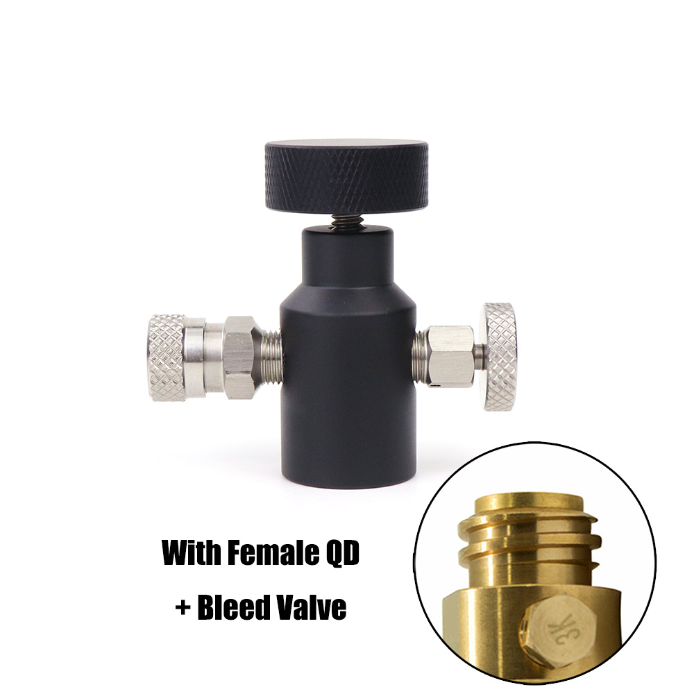 【Top-Rated Product】 Soda Water Stream Co2 Cylinder Blue Refill Adapter On/off Aadaptor With Bleed Valve Gauge Quick Plug.