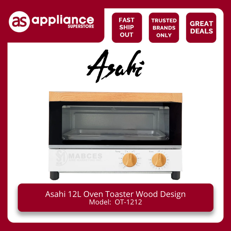 Asahi 12L Oven Toaster Wood Design OT1212 Lazada PH