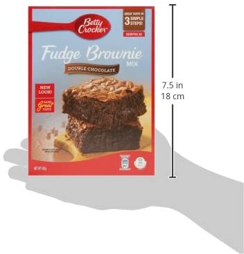 Betty Crocker Fudge Brownie Mix Double Chocolate 430 Gram Pack Of 2 Lazada Singapore