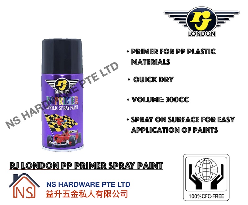 white plastic primer spray paint