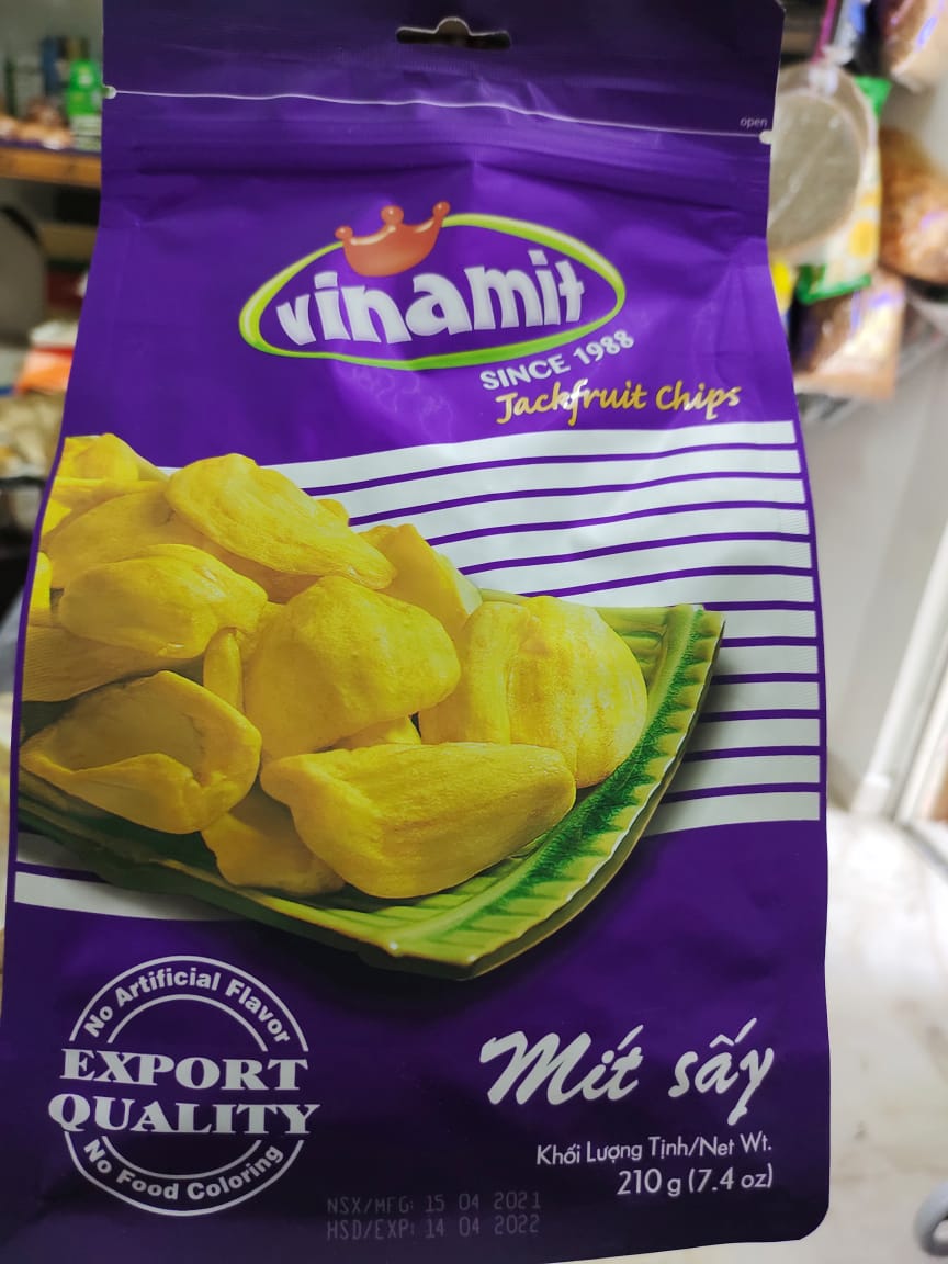 Mit say kho Vinamit Jackfruit Chips 100g and 210g Lazada