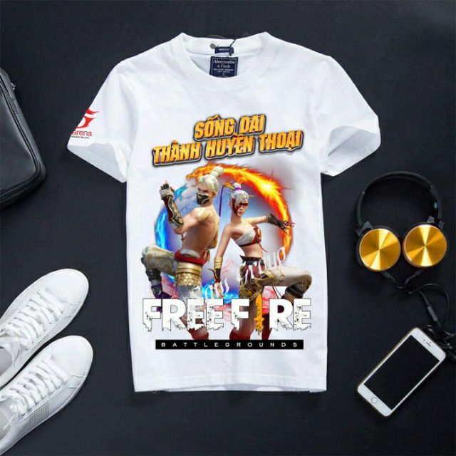 Áo thun in hình game FF thiết kế 572 giá rẻ | Milo Clothes