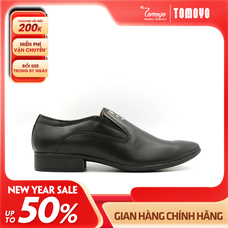 SIÊU SALE 6.6 | Giảm 30% đơn 199k - GIÀY DA NAM BIT LOAFER TOMOYO TMN06401