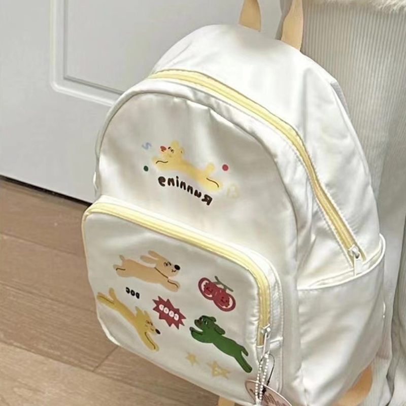 IP Sinh viên ba lô, phong cách Hàn Quốc dễ thương Puppy Ba lô giản dị, cô gái thời trang xách tay Túi vai, du lịch phim hoạt hình in ba lô, trẻ em túi đi học