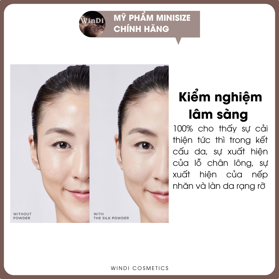 Sample Phấn Phủ Tatcha The Silk Powder Protective Setting 0,3g