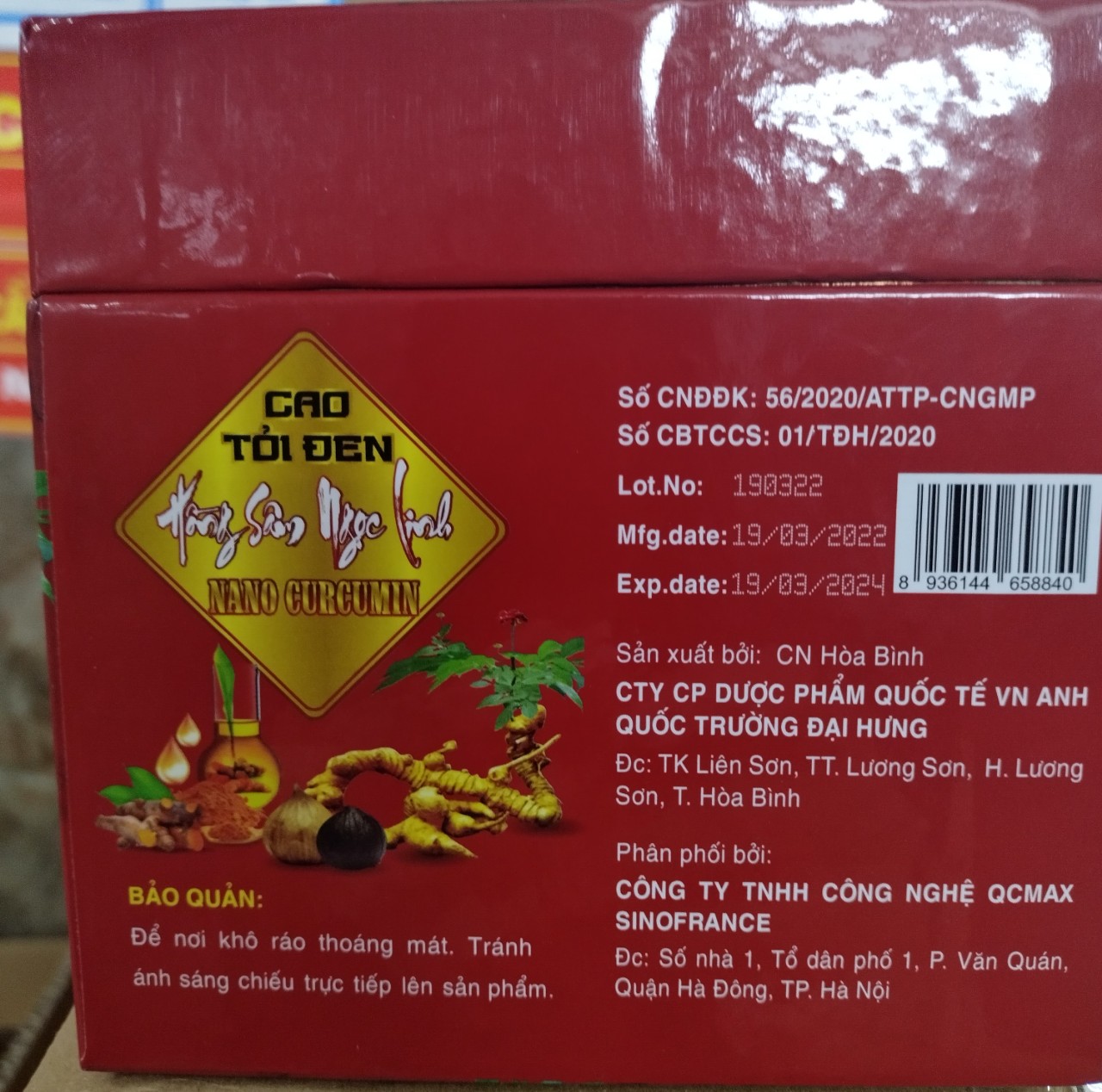 CAO TỎI ĐEN HỒNG SÂM NGỌC LINH NANO CURCUMIN*Người ốm yếu  mệt mỏi sức khỏe suy kiệt ***