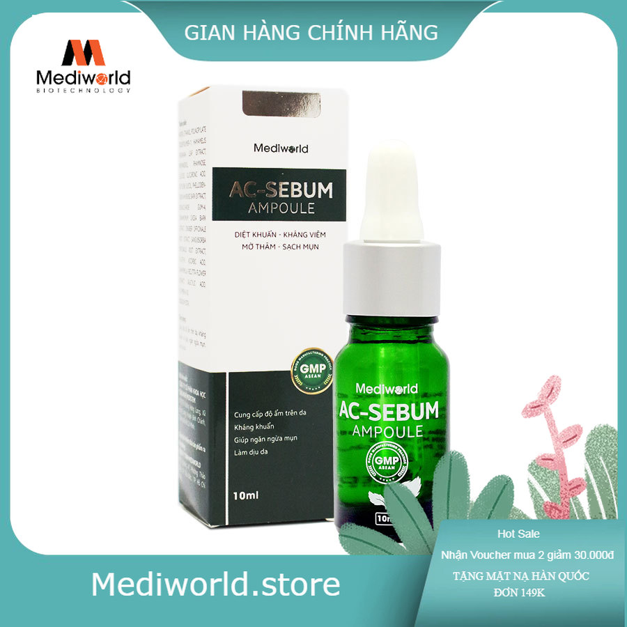 Serum GIẢM mụn AC - Sebum Ampoule - Mediworld