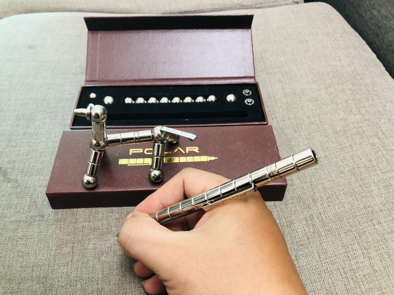 Bút nam châm POLAR PEN  bạc