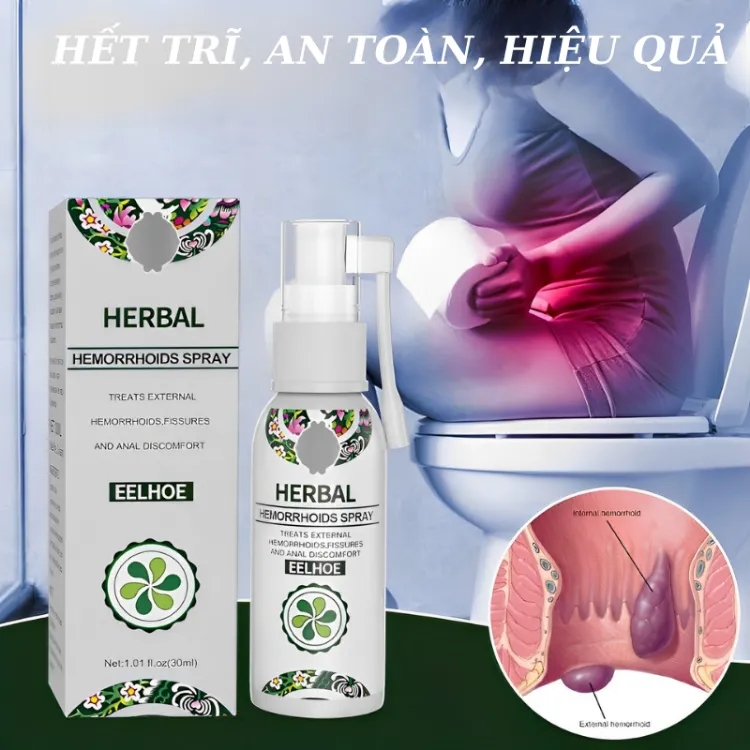 Xit bôi hết trĩ nội trĩ ngoại trĩ tổng hợp không còn bị ngứa đau rát ở hậu môn