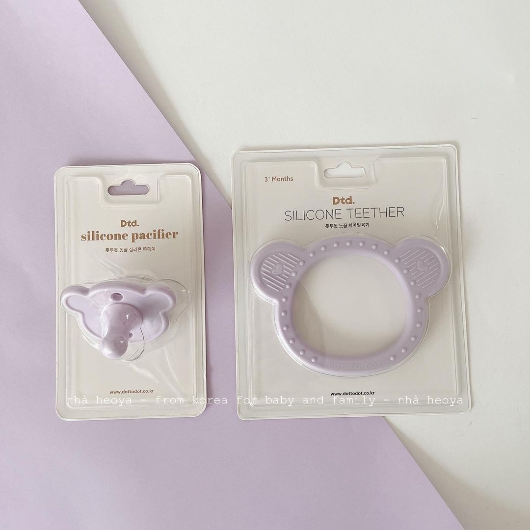 GẶM NƯỚU GẤU SILICONE DOTTODOT MADE IN KOREA