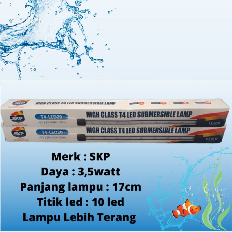 Lampu Led Celup Aquarium HIRO / SKP T420