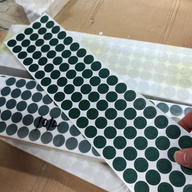 Miếng dán pin 18650 bảo vệ cực dương (1 tấm 100 miếng dán)