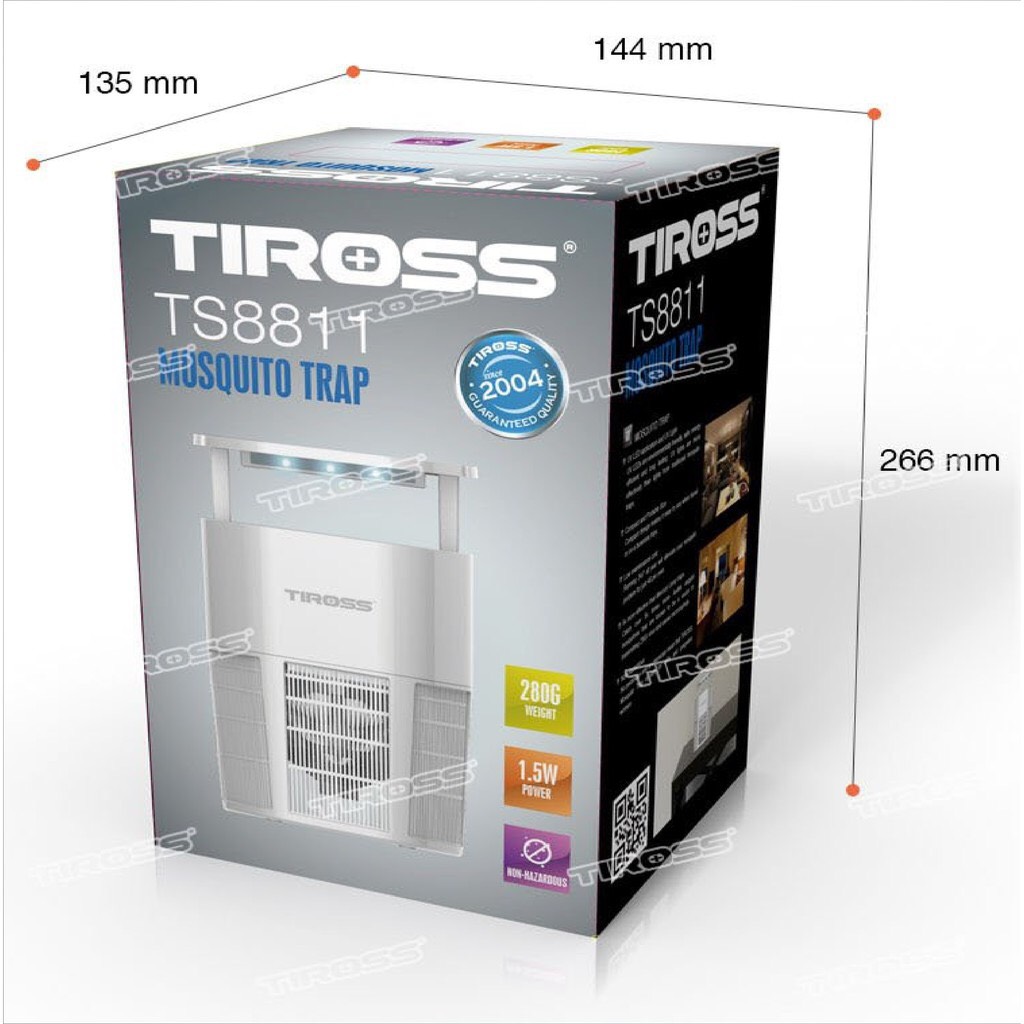(Chính hãng bh 12 tháng)Đèn Bắt Muỗi Tiross TS8811