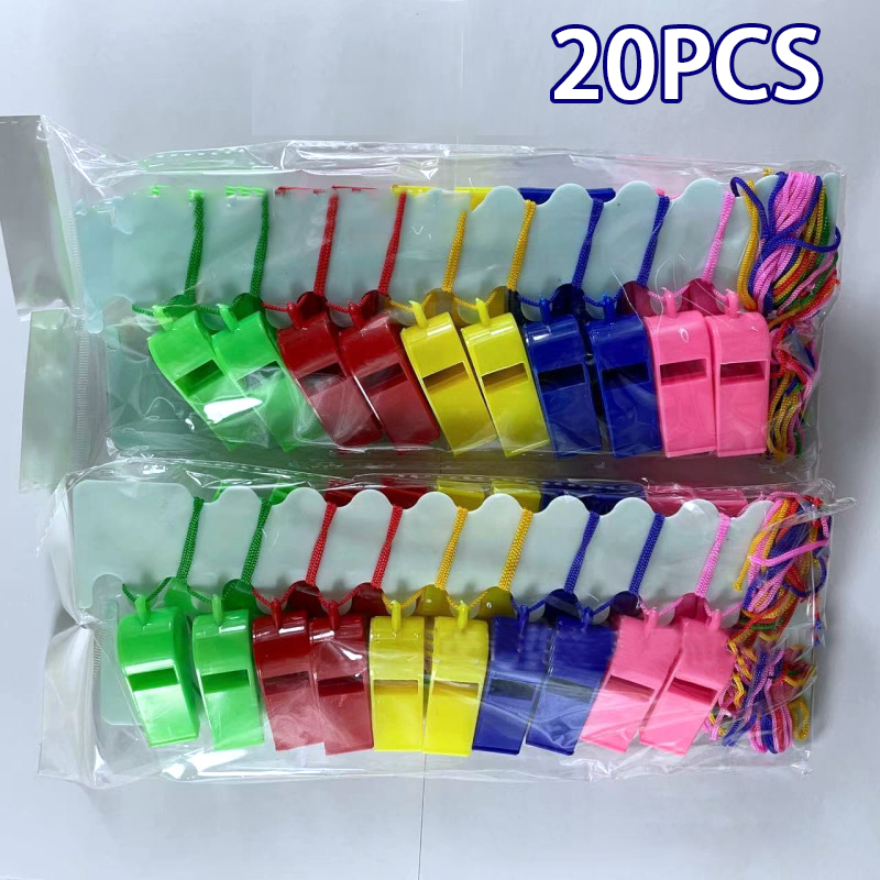 20PCS%20Multicolour%20Mini%20Whistle%20With%20Rope%20Children%20Kids%20Sports%20Football%20Soccer%20Rugby%20Cheerleading%20Fans%20Cheer%20Whistles%20CVFHHH%20-%20Image%204