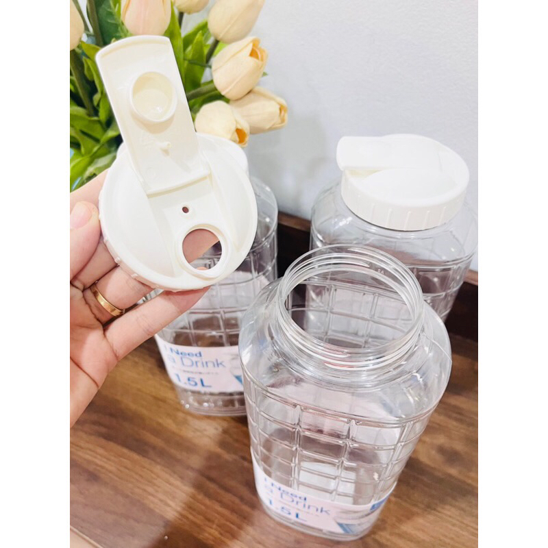 Bình đựng nước Lock&Lock  HAP812 1,5 L - Nắp màu trắng