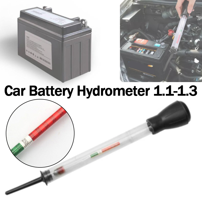 Car Battery Hydrometer 1.11.3 Acid Electrolyte Flooded Suction Colored