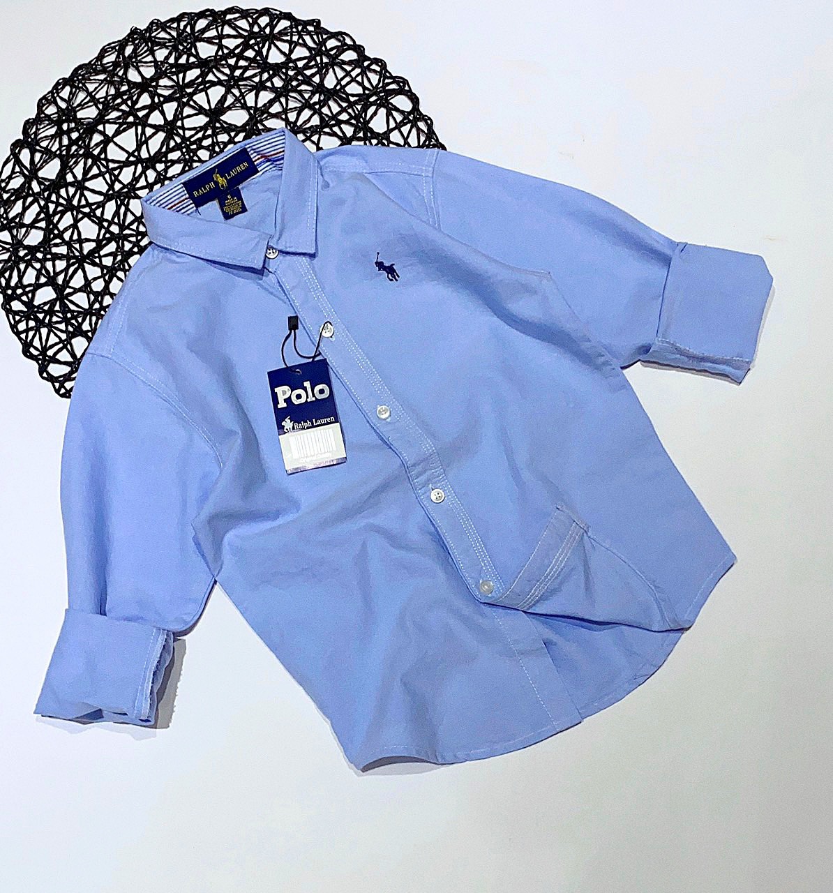 Áo sơ mi tay dài bé trai A024 size nhí (13-29kg)