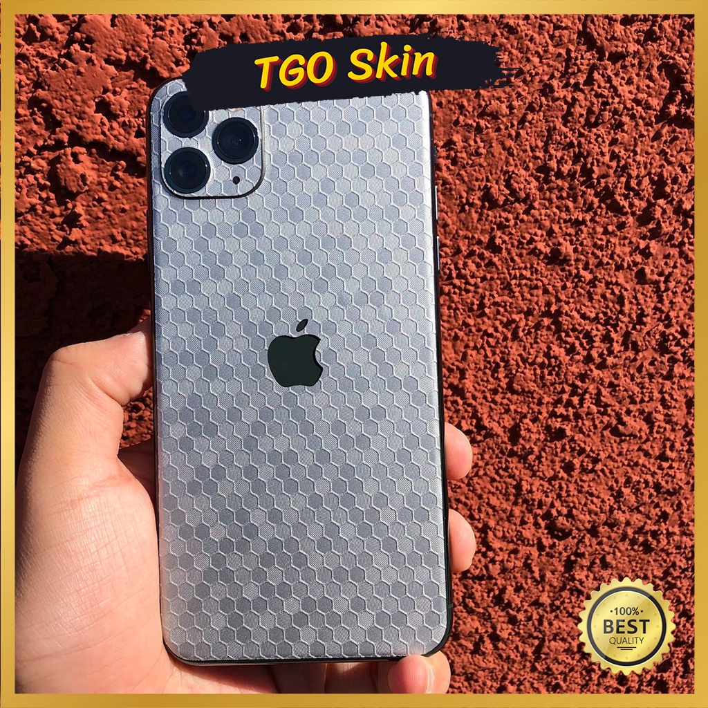 Miếng dán skin iPhone 5S / iPhone 5SE / iPhone 5 cao cấp Carbon / Matrix / HoneyComb