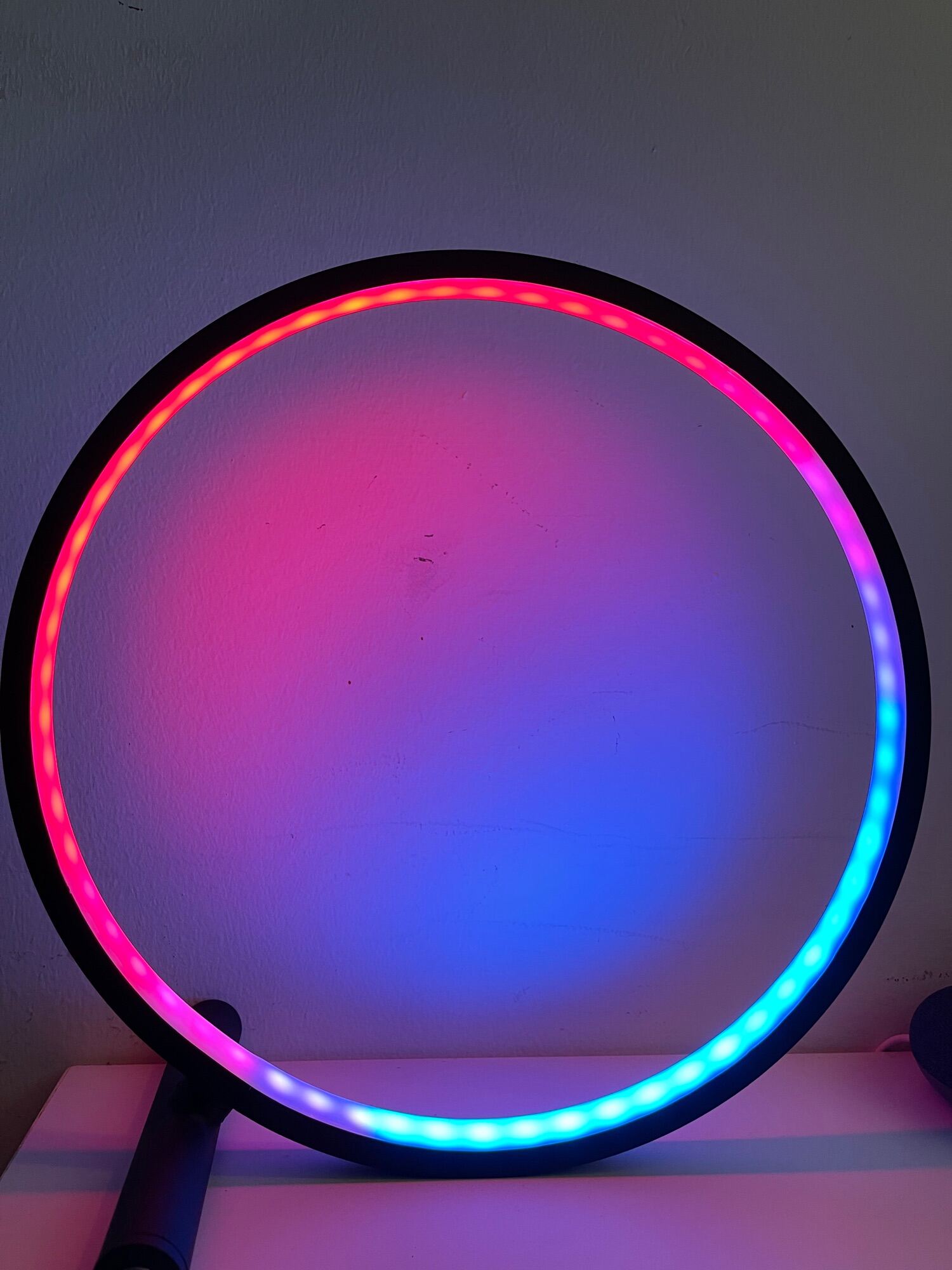 rgb circle lamp