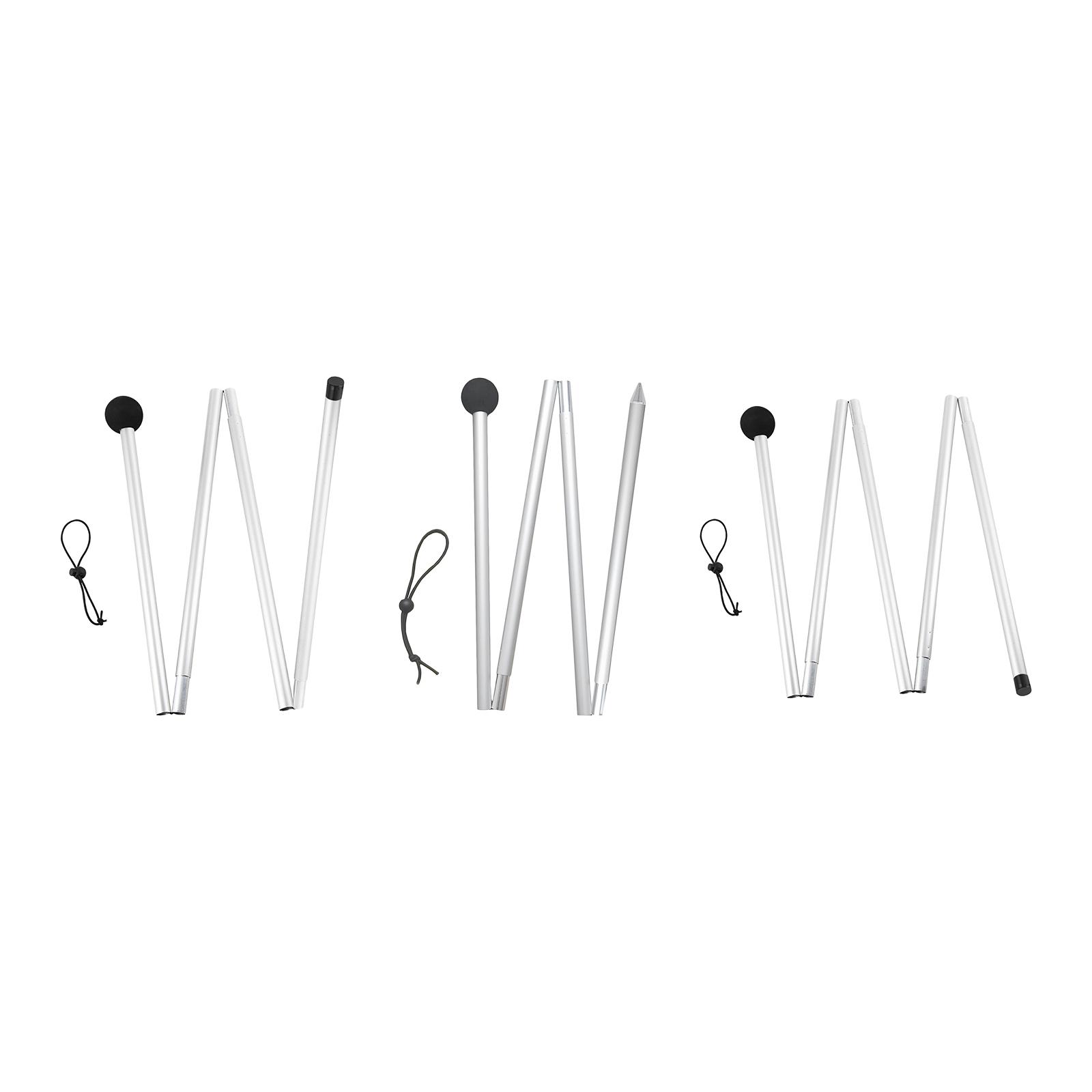 Folding Rods Tent Poles Telescoping Aluminum Alloy Stand Canopy Poles Camping For ...
