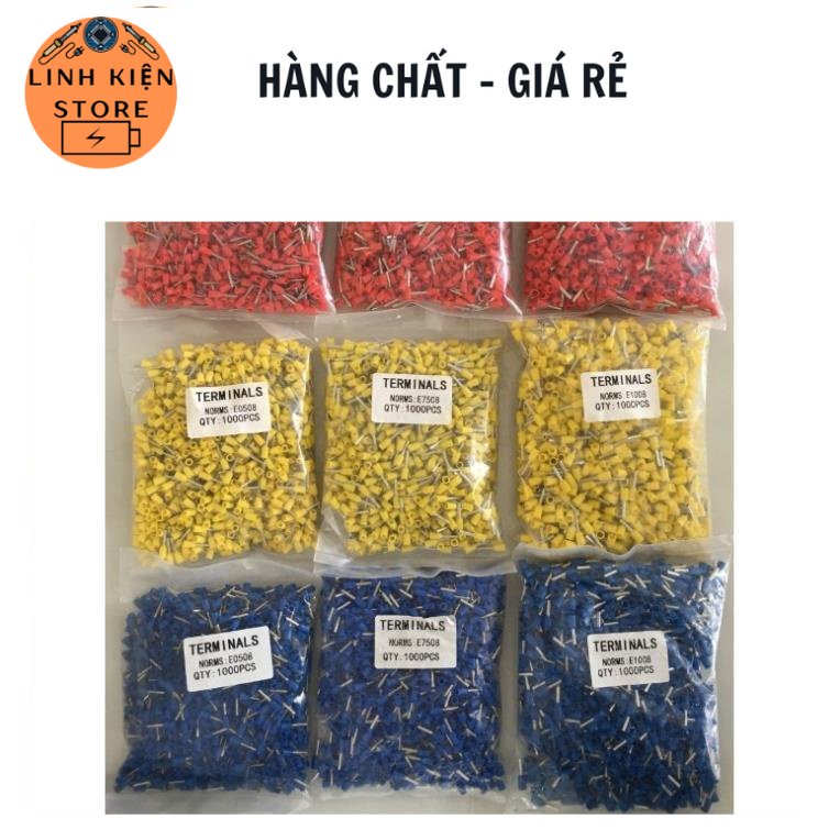 Đầu COS E7508 Đỏ, Vàng, Xanh Dương (10 con)