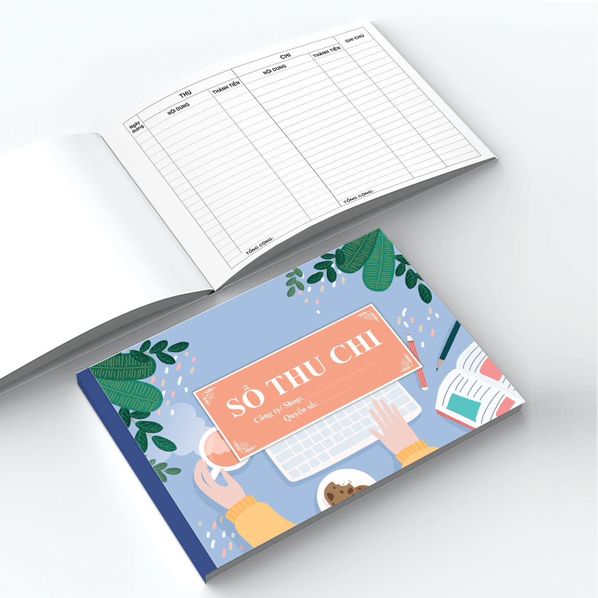 SỔ THU CHI - IN 2 MẶT (A4 ngang)