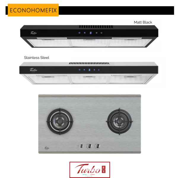 [ TURBO ] Turbo Incanto T882Ssv 88Cm 2 Burners BuiltIn Hob + TA600190