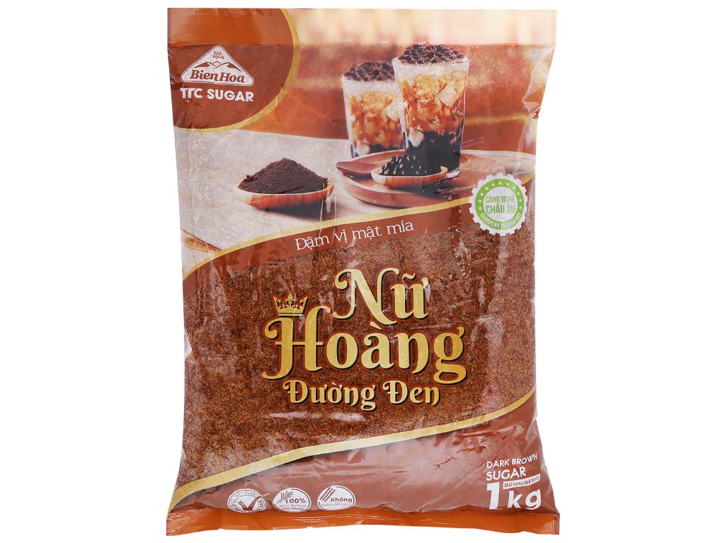 Đường đen Nữ Hoàng Biên  gói 1kg