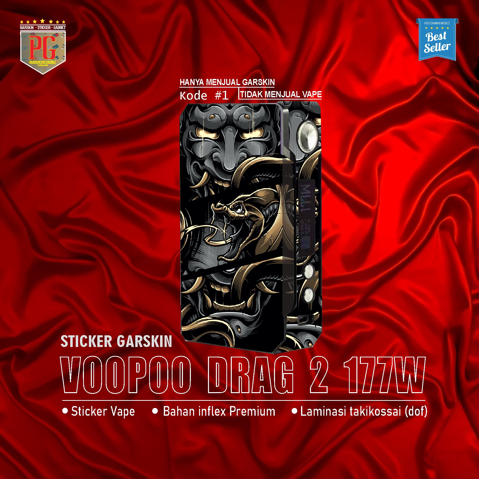 Garskin Sticker Voopoo Drag 2 177W Garskin Motif New | Lazada Indonesia
