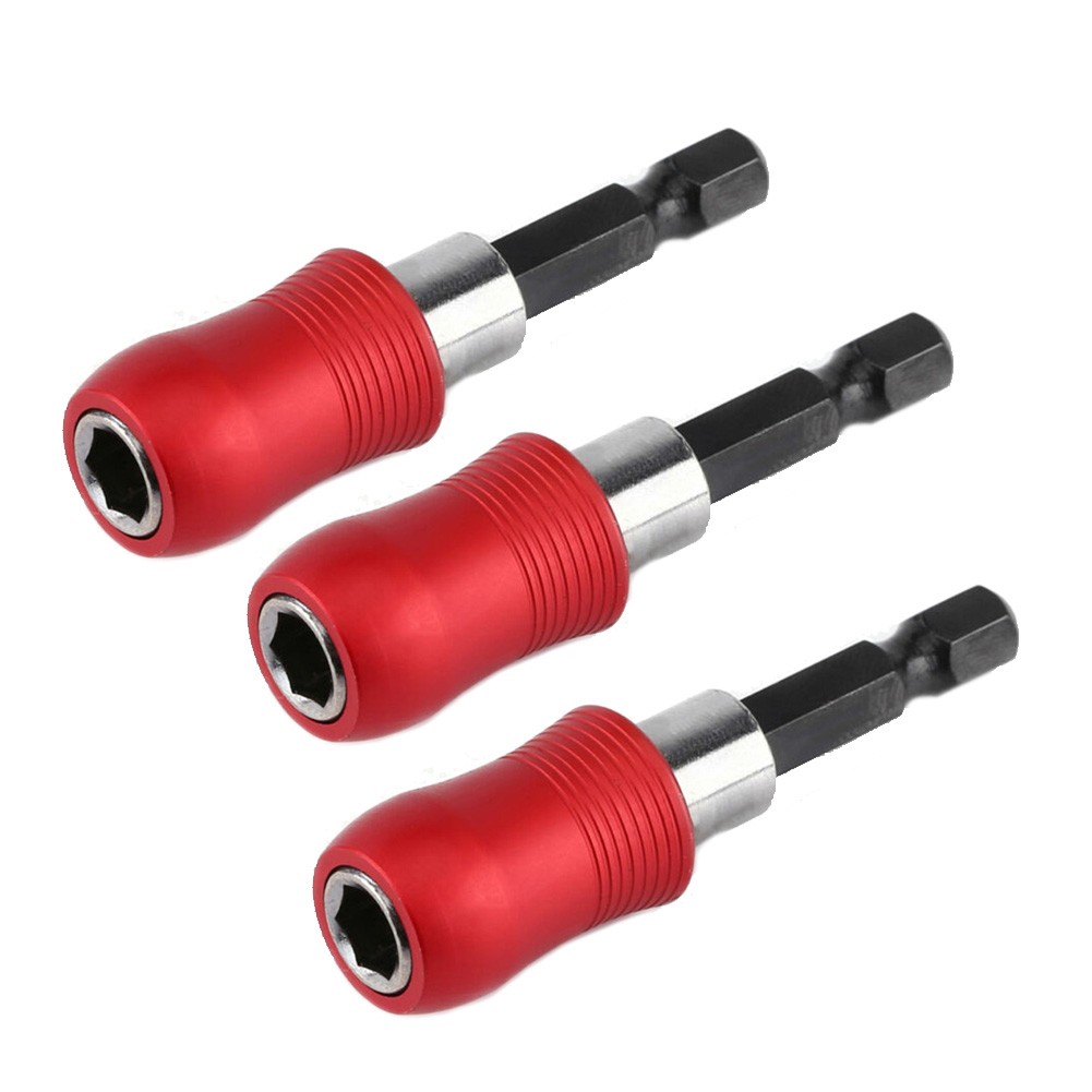 Easy to Use 60mm Extension Bit Holder Suitable for Various Tools Set of 3