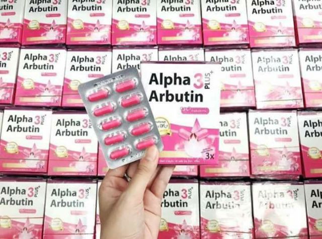Viên bột kích trắng da Alapha arutin Thái Lan