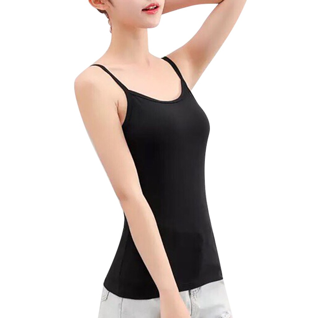 Áo hai dây chất cotton ôm form