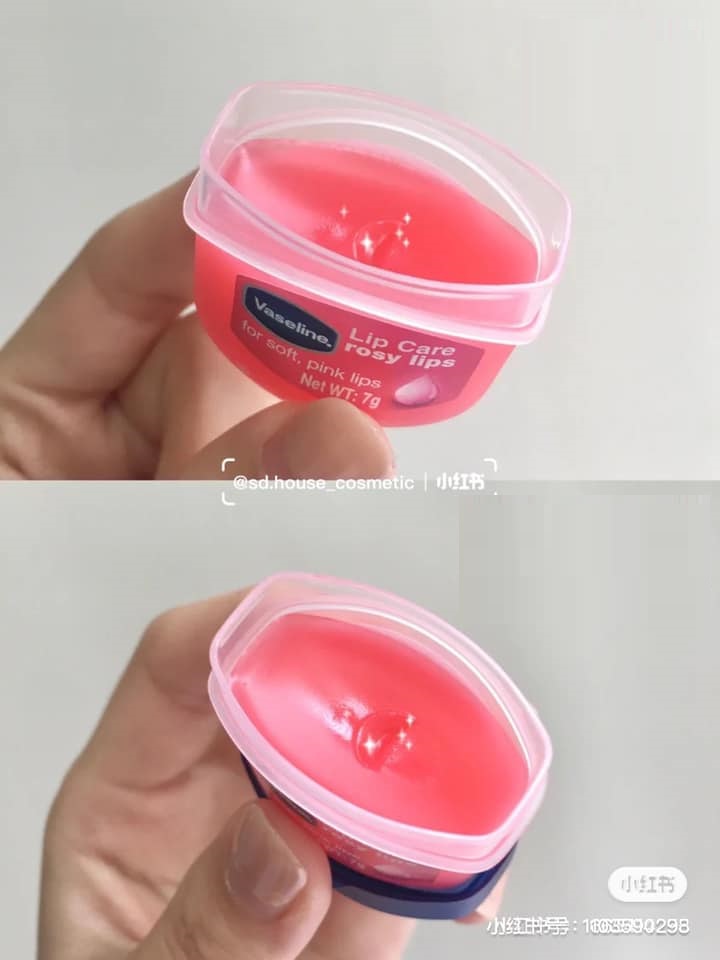 Son dưỡng hồng môi Vaseline Rosy Lips Therapy 7g
