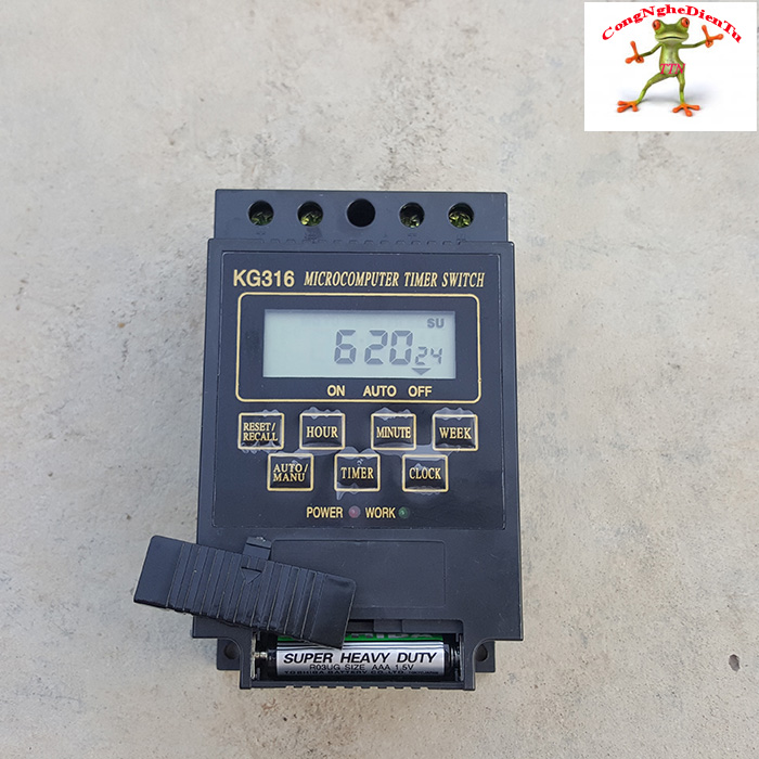 (Hcm) Công tắc hẹn giờ KG316 thế hệ mới