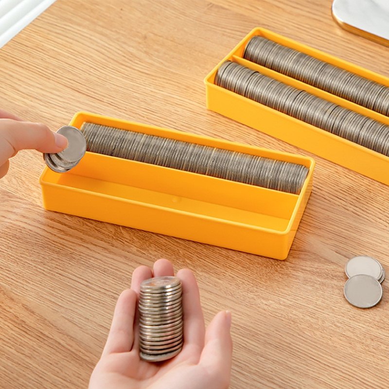 Portable Storage Box Paper Money Album Currency Banknote Case Coin Storage Collection Boxes Holder Transparent Plastic Case AITENG.