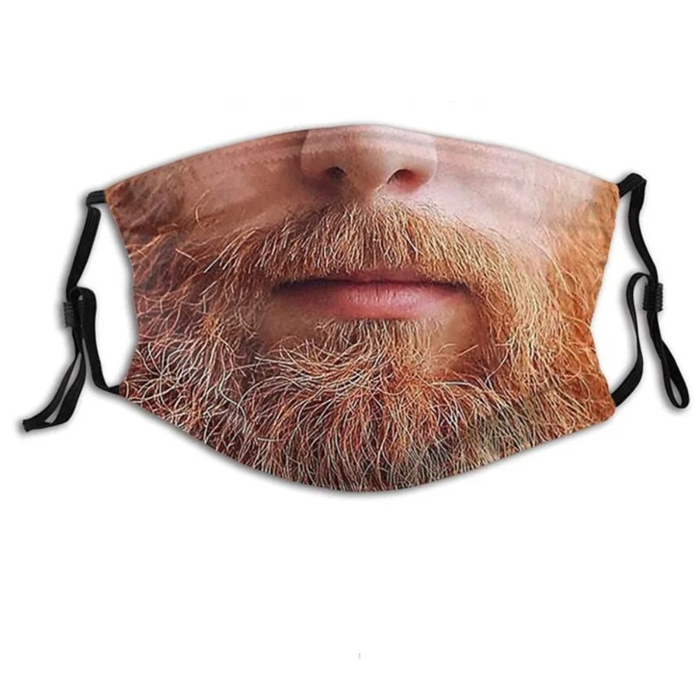 【Universal Car Parts Store】3D Three-dimensional Mask Personality Creative Social Funny Imitation Facial Expression Dance Mask.