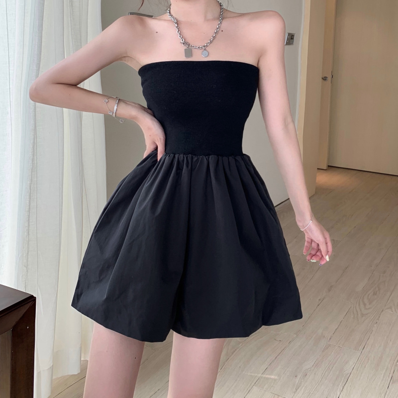 XIYUYI women's tube top suspender dress summer jumpsuit