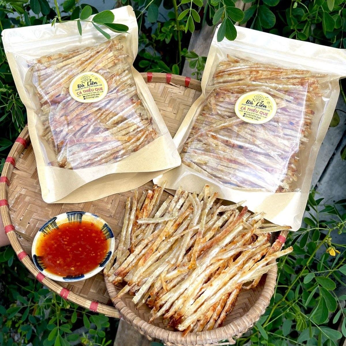 Cá thiều khô tẩm 500g - bà liên - freeship