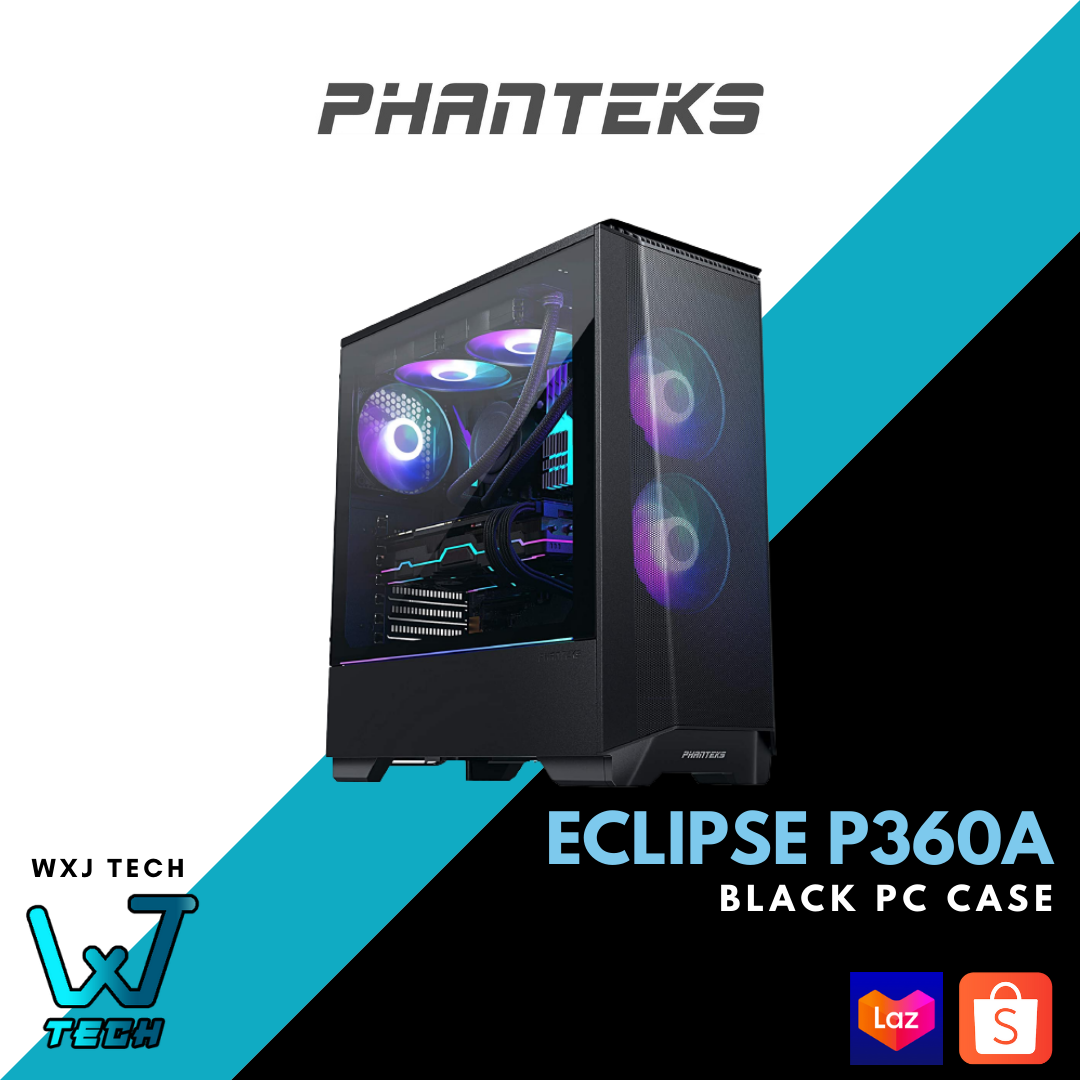 Phanteks Eclipse P360A Black PC Case (PHEC360ATGDBK01) Lazada PH