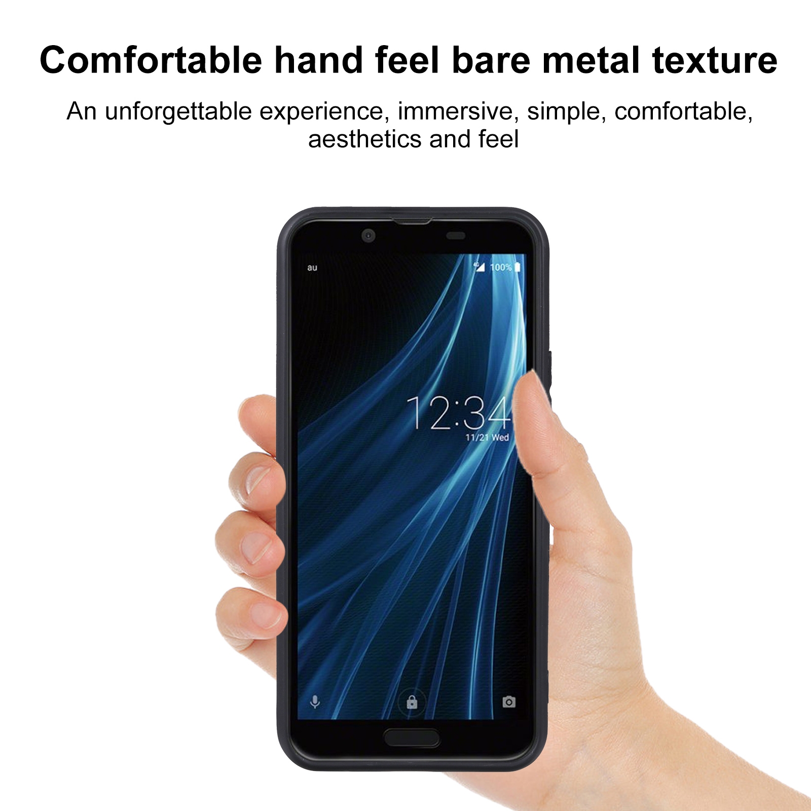 (Ready Stock)TPU Phone Case For Sharp Aquos sense 2/SH-M08/SH-01L/SHV43(Black)